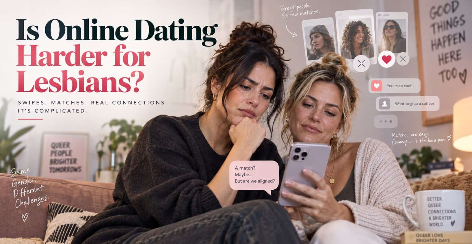 Do Lesbians Have a Harder Time With Online Dating?